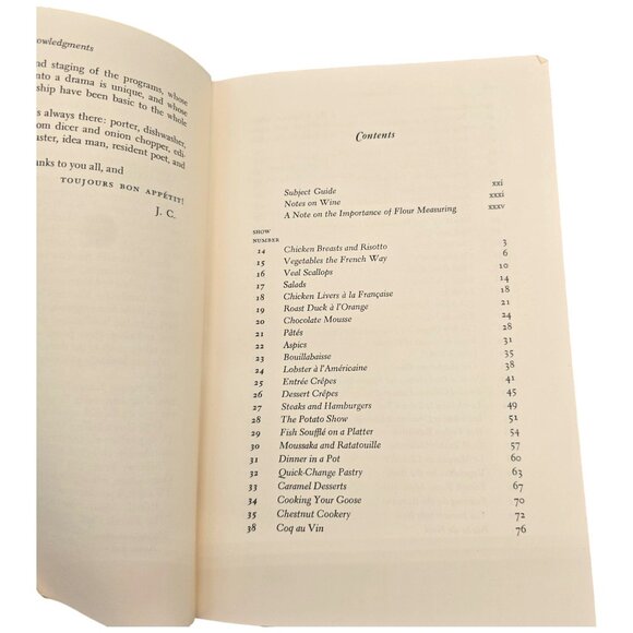 French Chef Cookbook By Julia Child 1968 1st Edition 2nd Printing Dust Jacket - Picture 9 of 16